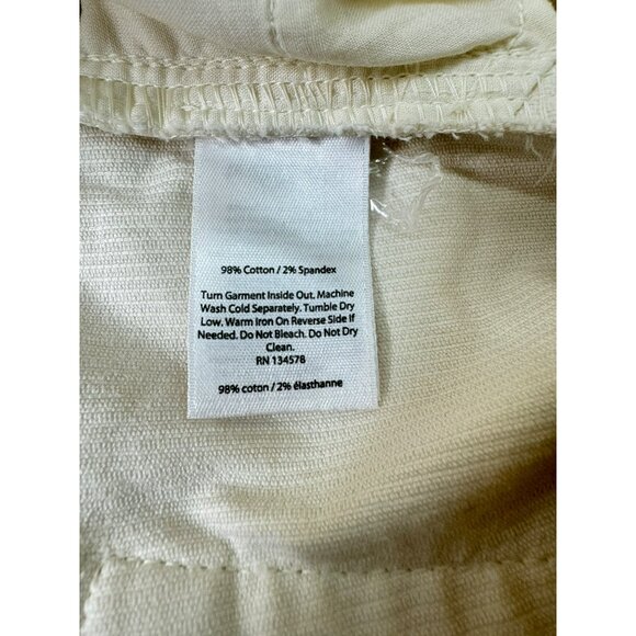 Vineyard Vines Big Girl’s Sz 16 Ivory Straight Leg Corduroy Pants - Picture 7 of 12